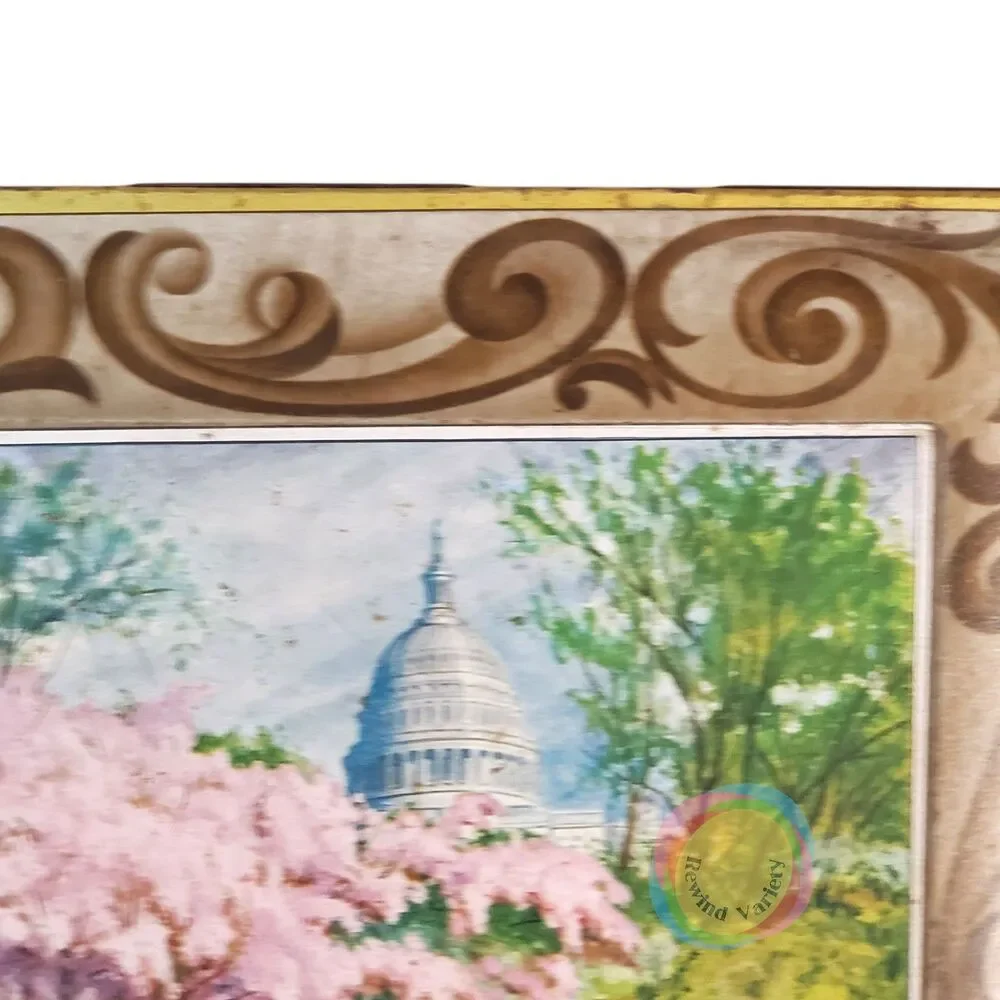 Vintage Sunshine Biscuits Washington DC Sakura Tin